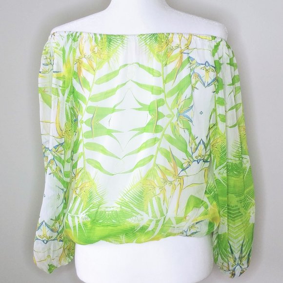Philosophy Tropical Off the Shoulder Shirt - Picture 3 of 3